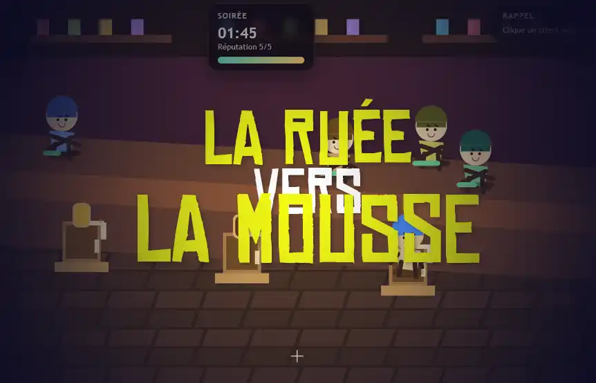 Jouez à la ruée vers la mousse !